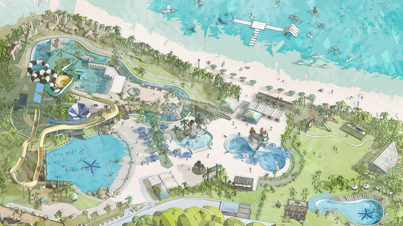 MAP OF SAIPAN LARGEST WATER PARK